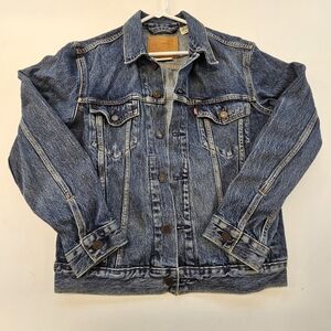 Levi’s Trucker Jacket Small  Denim Blue Faded